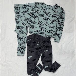 Mick Mack 4 Piece Dinosaur Tops and Pants Set